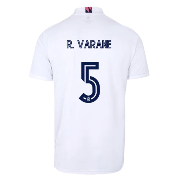 Camiseta Real Madrid Primera equipo NO.5 Varane 2020-2021 Blanco